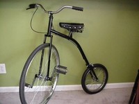 old style big wheel bicycle